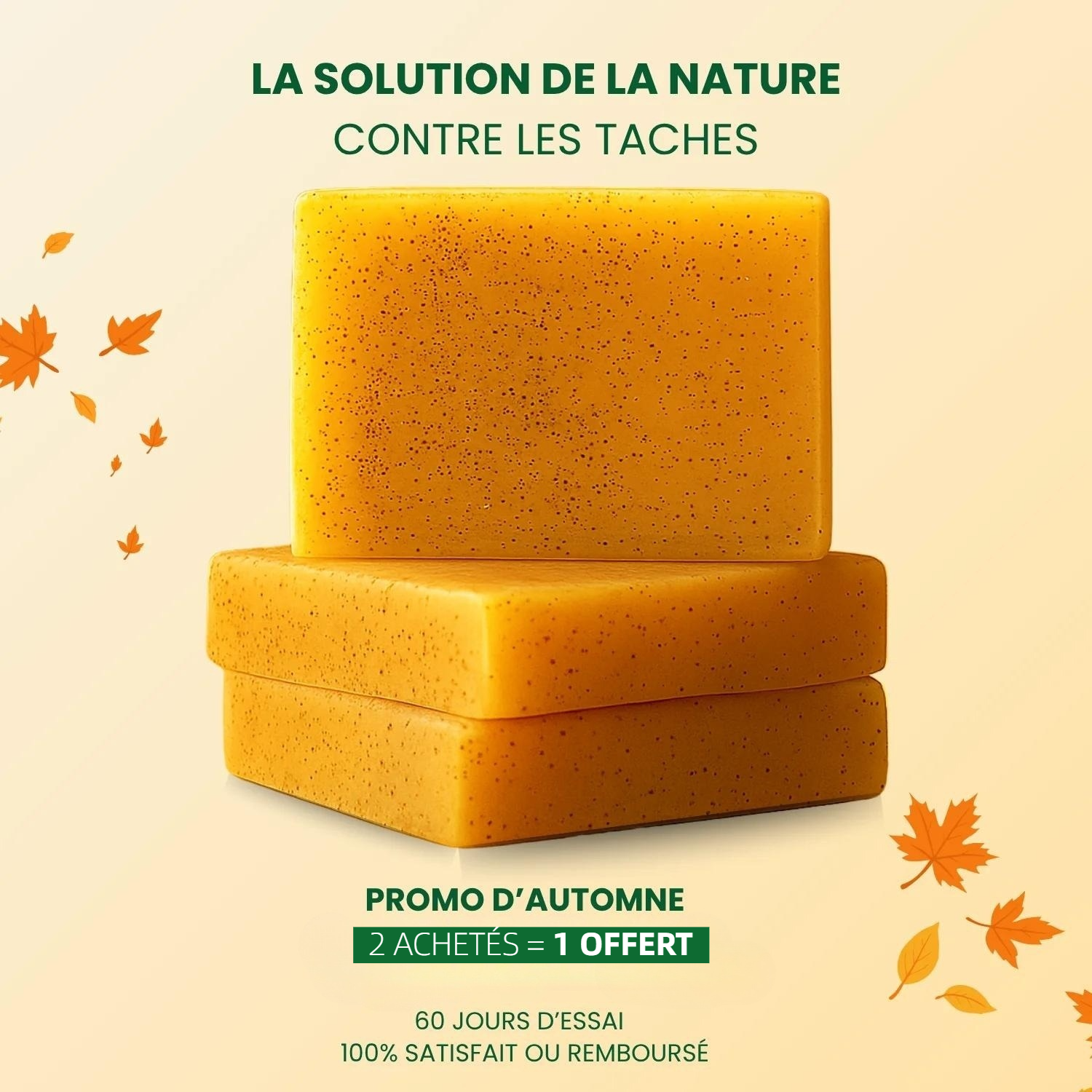 Savon anti-tâches au curcuma